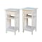 International Concepts Rectangle Mission Telephone Stand, 15.6 W, 14.2 L, 30.3 in H, Wood, Unfinished 3072 - alternate 4